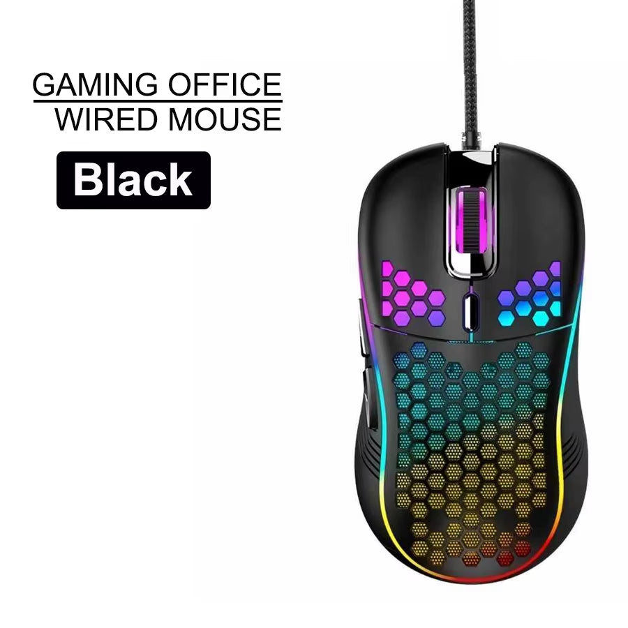 USB Wired Gaming Mouse Mechanical Mouse USB Illuminated Mouse 7200DPI Gaming Mouse